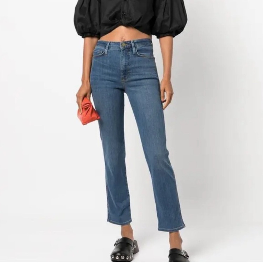 Frame Le Sylvie Slender Straight Jeans
